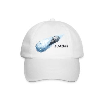 Vol d'une comète dans l'espace - Casquette classique - blanc/blanc - Devant