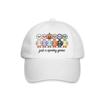 Halloween Just A Spooky Goose Ducks - Baseball Cap - white/white - Front