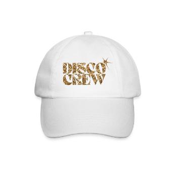 Disco Crew Glitter Logo Doré - Casquette classique - blanc/blanc - Devant