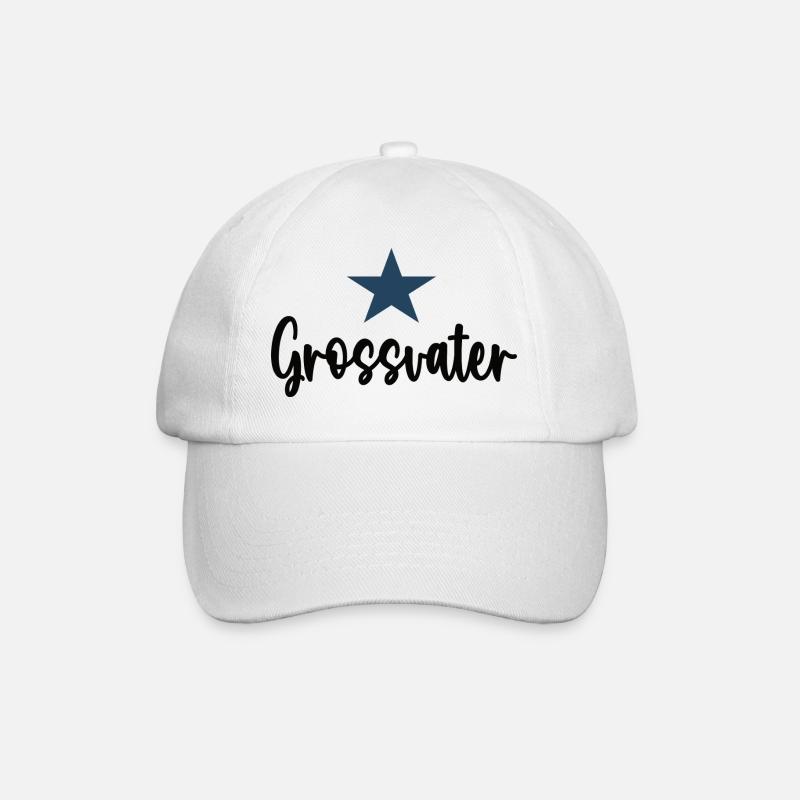 Grossvater Opa Opi Bester Großvater - Baseballkappe - Weiß/Weiß