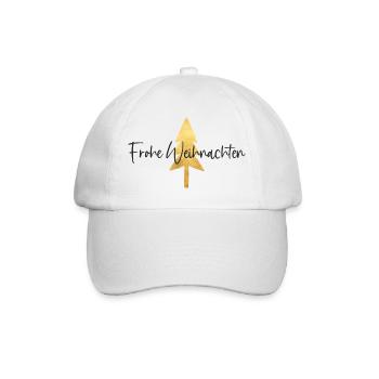 Police d’arbre de Noël doré - Casquette classique - blanc/blanc - Devant