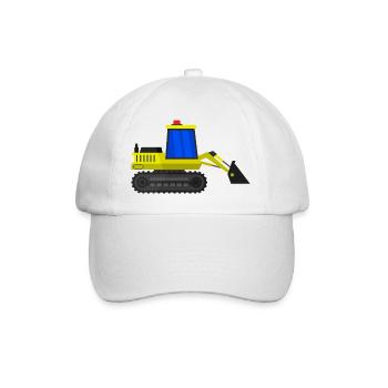 Excavator - Baseball Cap - white/white - Front