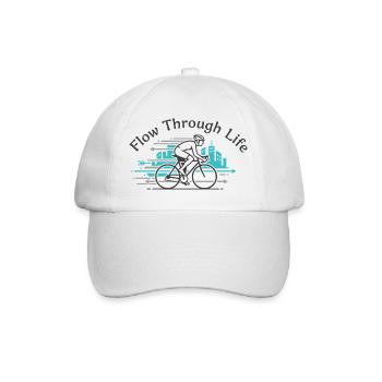 Flux dans la vie - Casquette classique - blanc/blanc - Devant