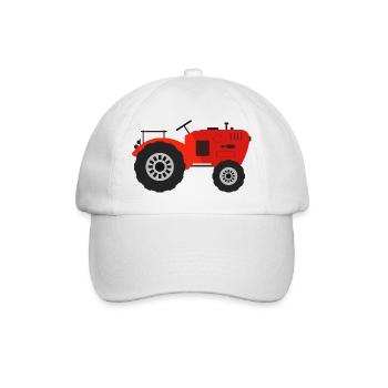 tractor - Baseball Cap - white/white - Front