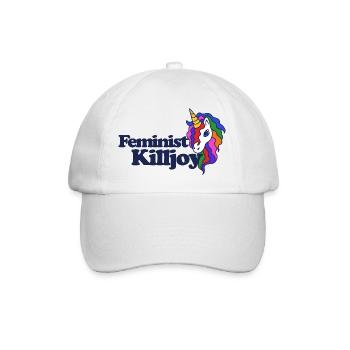 T-shirt féministe Killjoy Unicorn - Casquette classique - blanc/blanc - Devant