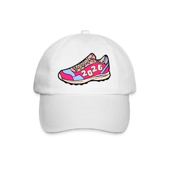RUNNING 2026 - Baseball Cap - white/white - Front