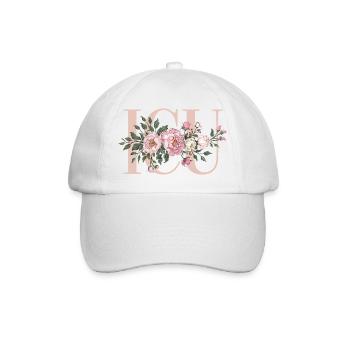 Amour de cadre-cadre pétale de rose - Casquette classique - blanc/blanc - Devant