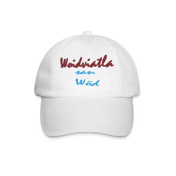 Woidviatla san Wöd - Casquette classique - blanc/blanc - Devant