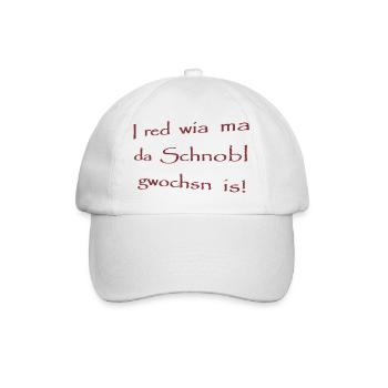 Je viens de la Schnobl Gwochsn ! - Casquette classique - blanc/blanc - Devant