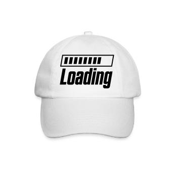Loading Loading Bar - Baseball Cap - white/white - Front