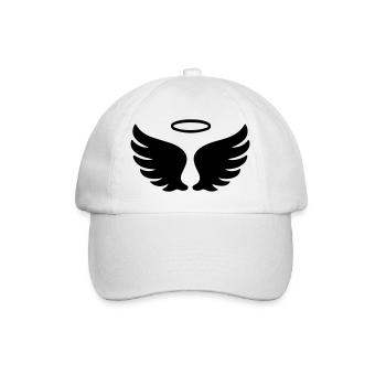 Wings Angel Symbol - Baseball Cap - white/white - Front