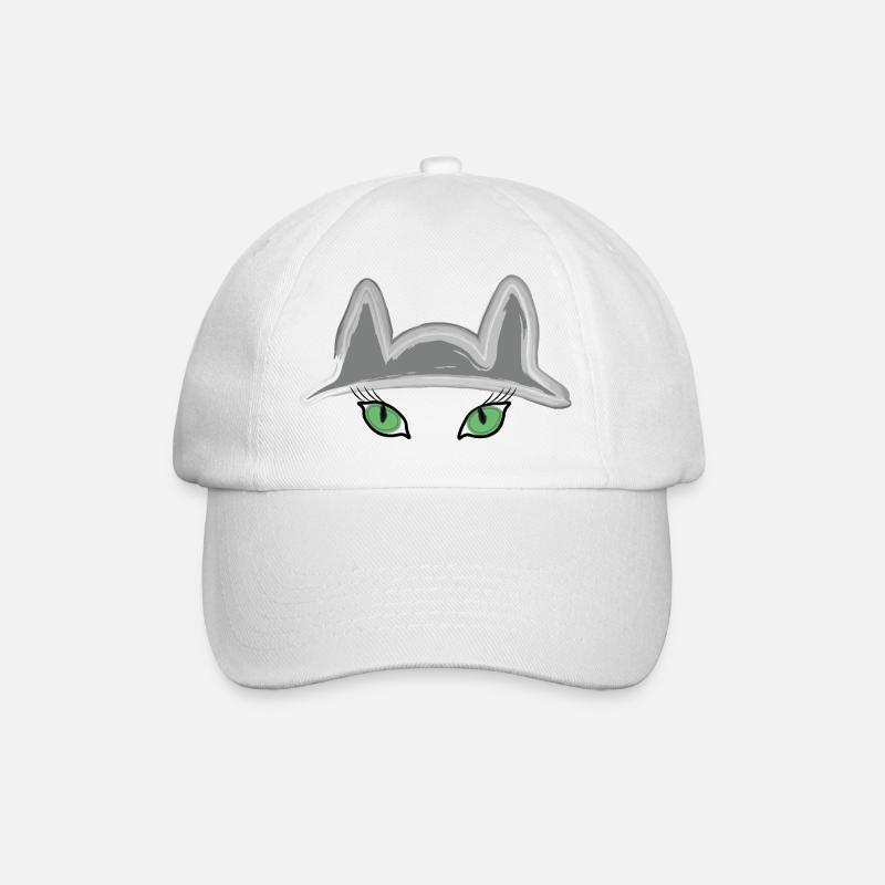 Katzi - Baseballkappe - Weiß/Weiß