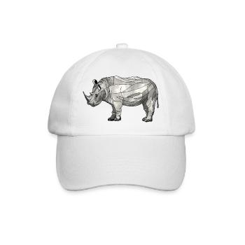 rhinoceros - Baseball Cap - white/white - Front