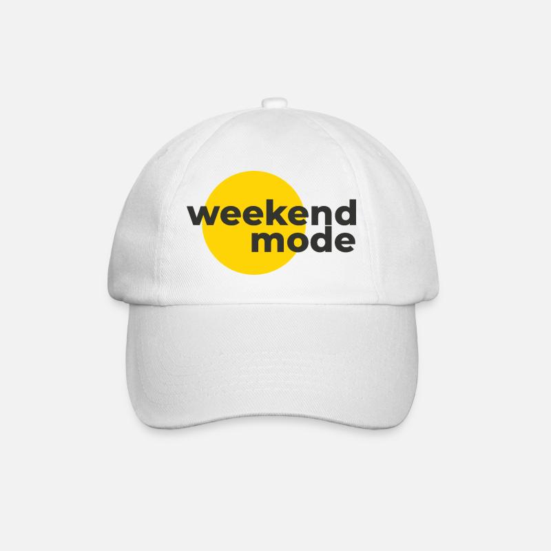 Mode week-end - Casquette classique - blanc/blanc