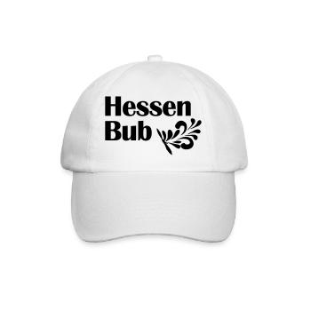 Hessen Bub - Frankfurt Design Shop Bembeltown.de - Baseballkappe - Weiß/Weiß - Vorne