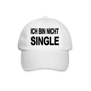 Single - Baseballkappe - Weiß/Weiß - Vorne