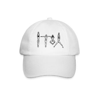 Swim Sportposen - Baseballkappe - Weiß/Weiß - Vorne