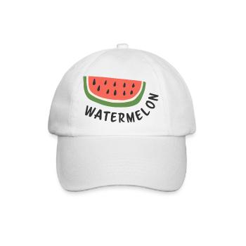 Cadeau d’amateur de fruits d’été avec une jolie chemise en pastèque. - Casquette classique - blanc/blanc - Devant