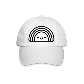 rainbow - Baseball Cap - white/white - Front