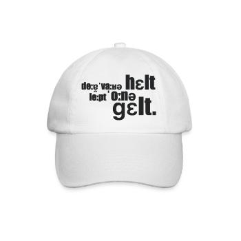 Le vrai héros - Casquette classique - blanc/blanc - Devant