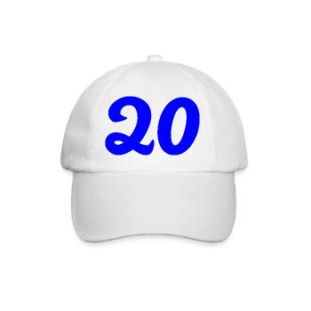 20. 20th ANNIVERSARY. 20 YEARS ANNIVERSARY. 20 YEARS. - Baseball Cap - white/white - Front