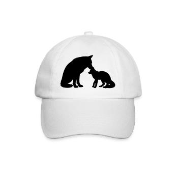 T-shirt Loup Famille - Wolf Family Bond - Baseball Cap - white/white - Front