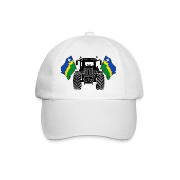 Flevoland_Tractor_Pride - Baseball Cap - white/white - Front