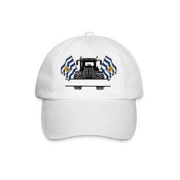 Zeeland_Tractor_Custom_Edition - Baseballkappe - Weiß/Weiß - Vorne