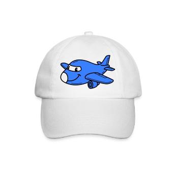 Airplane Kids - Baseball Cap - white/white - Front