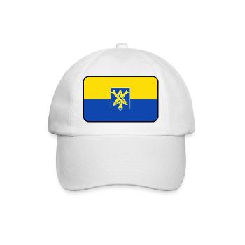 Zandvoort-Flaggenlogo - Baseballkappe - Weiß/Weiß - Vorne