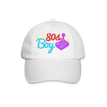 80s Boy - Baseball Cap - white/white - Front