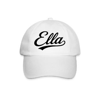 Ella Name Gift Avant-Famille - Casquette classique - blanc/blanc - Devant