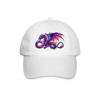 Dragon en couleur - Casquette classique - blanc/blanc - Devant