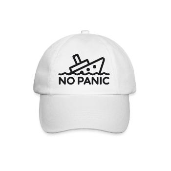 Pas de panique - Casquette classique - blanc/blanc - Devant