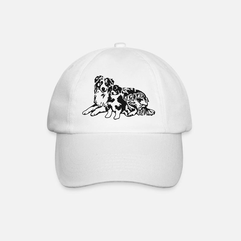 Berger australien - Casquette classique - blanc/blanc