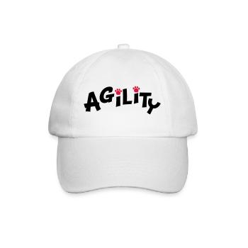 agility - Baseball Cap - white/white - Front