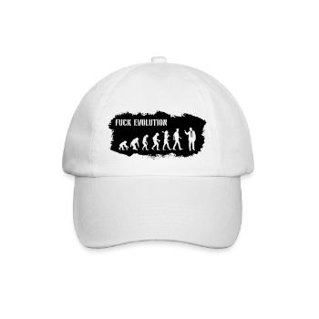 Evolution of Badass - Baseballkappe - Weiß/Weiß - Vorne