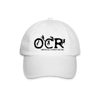 OCR - Obstacle Course Racing Hindernislauf Laufen - Baseballkappe - Weiß/Weiß - Vorne