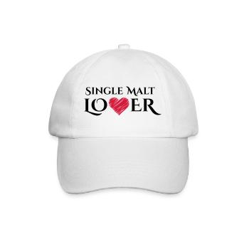 Single Malt Lover - Baseballkappe - Weiß/Weiß - Vorne
