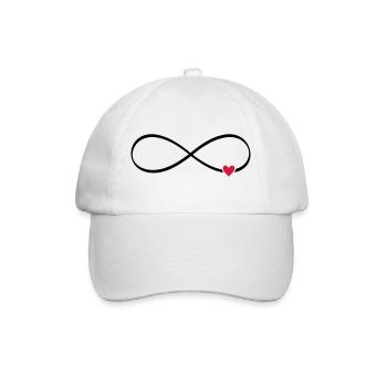 infini coeur - Casquette classique - blanc/blanc - Devant