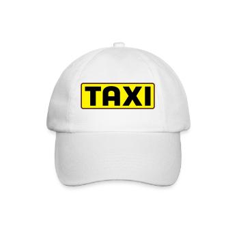Taxi - Baseballkappe - Weiß/Weiß - Vorne
