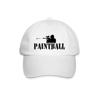 paintball_a___f1 - Casquette classique - blanc/blanc - Devant