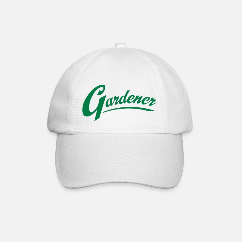 gardener - Baseballkappe - Weiß/Weiß