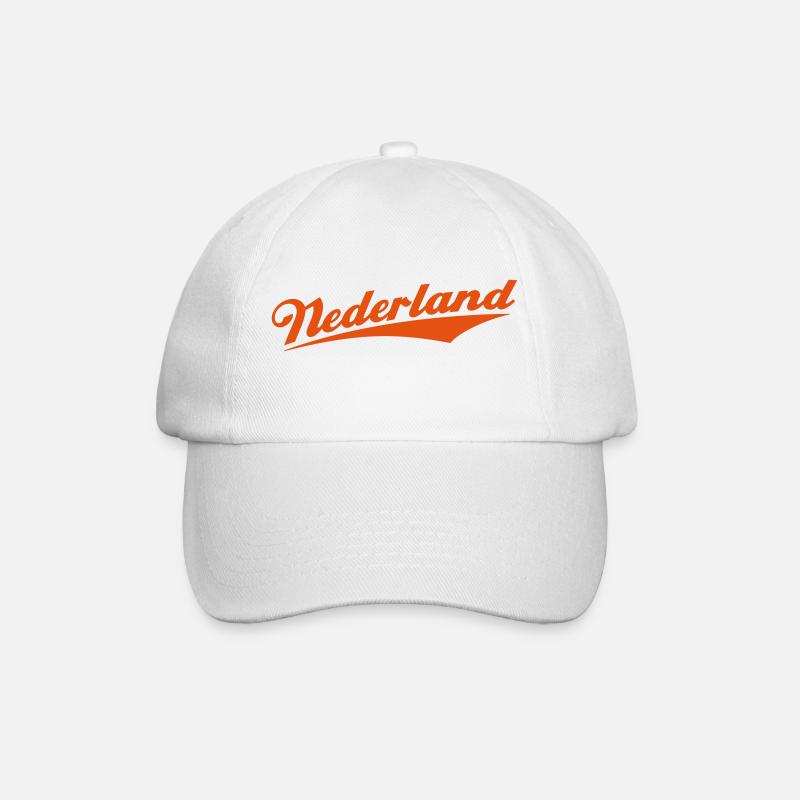 NEDERLAND MARK - Baseballkappe - Weiß/Weiß