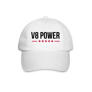 V8 Power - Casquette classique - blanc/blanc - Devant