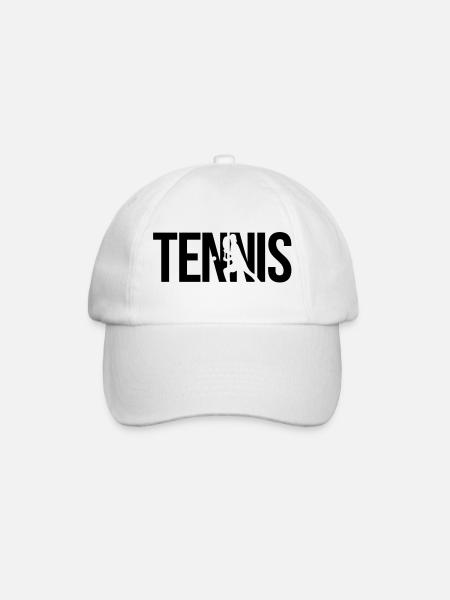Tennis - Baseballkappe - Weiß/Weiß