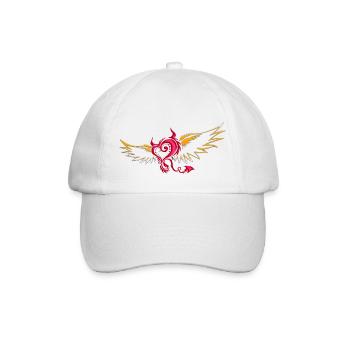 flying devil 001 by DK - Baseball Cap - white/white - Front