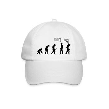Swag Yolo Evolution - Baseball Cap - white/white - Front