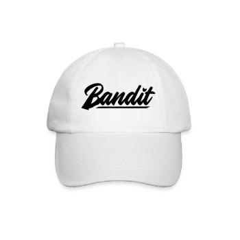 bandit moto rebell patch sticker autocollant - Casquette classique - blanc/blanc - Devant