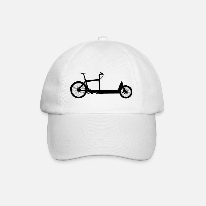 Lastenrad - Baseballkappe - Weiß/Weiß